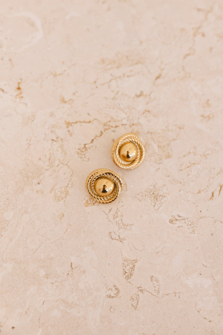 18 Karat Gold Plated Aristocratic Earrings Jasmine's Boutique Australia