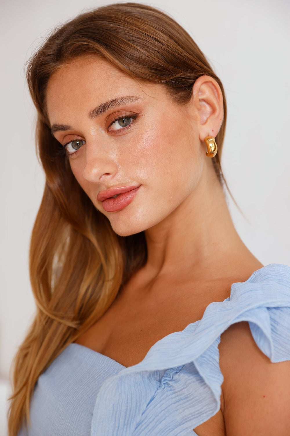 18 Karat Gold Plated Havana Earrings Jasmine's Boutique Australia