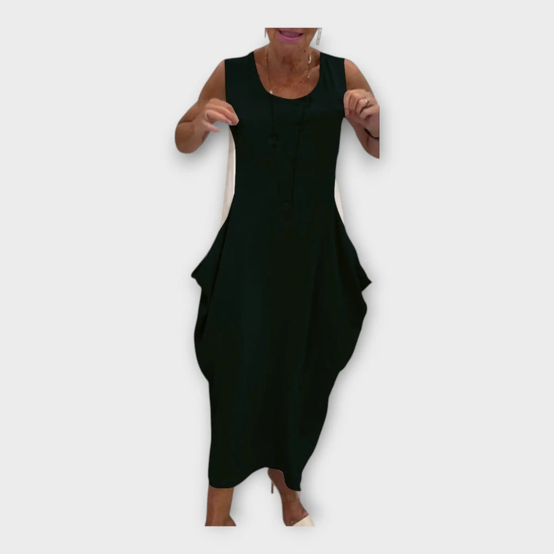 Light dress with a modern silhouette and pockets Jasmine's Boutique Australia
