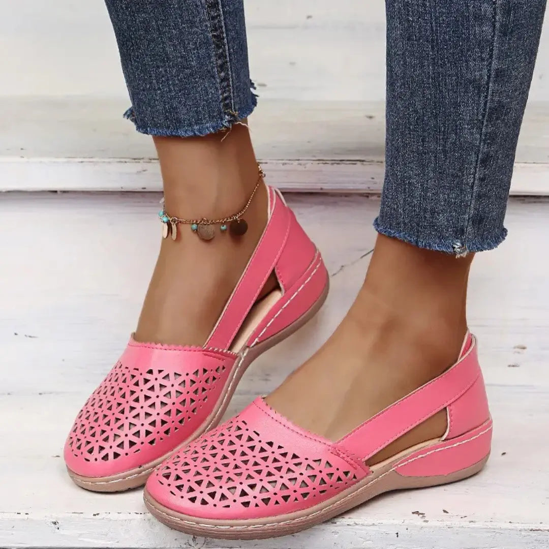 Breezy Comfort Cutout Flats Jasmine's Boutique Australia