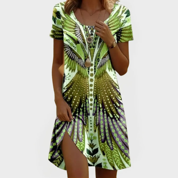 Vintage Dress with Short Sleeves Jasmine's Boutique Australia