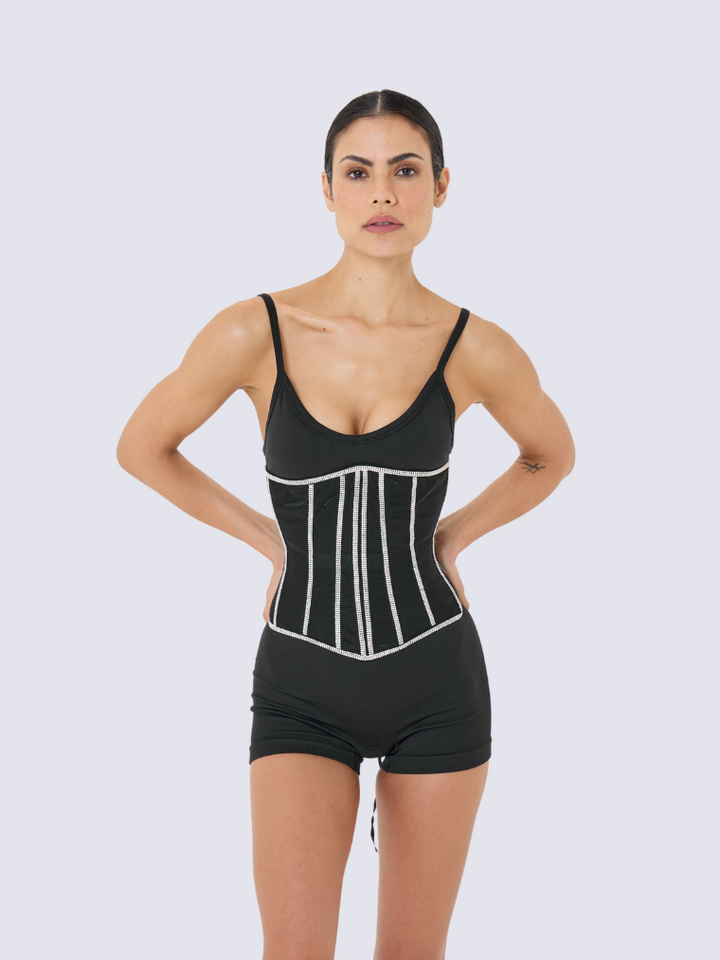 Midnight Allure Corset Jasmine's Boutique Australia