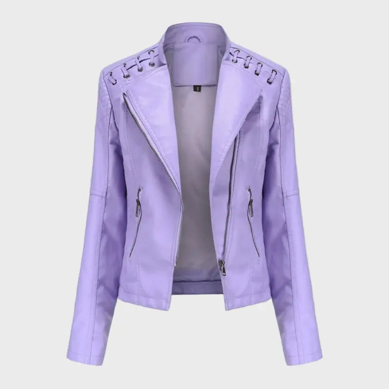 Ruby Edge Leather Jacket Jasmine's Boutique Australia