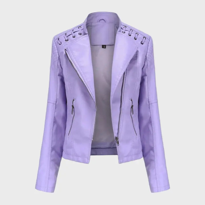 Ruby Edge Leather Jacket Jasmine's Boutique Australia