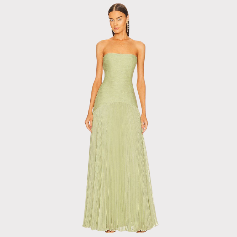 Deia | Flared Sleeve Mesh Maxi Dress Liora Lane Boutique