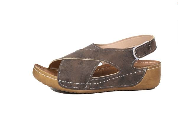 Mocha Cutout Comfort Sandals Jasmine's Boutique Australia