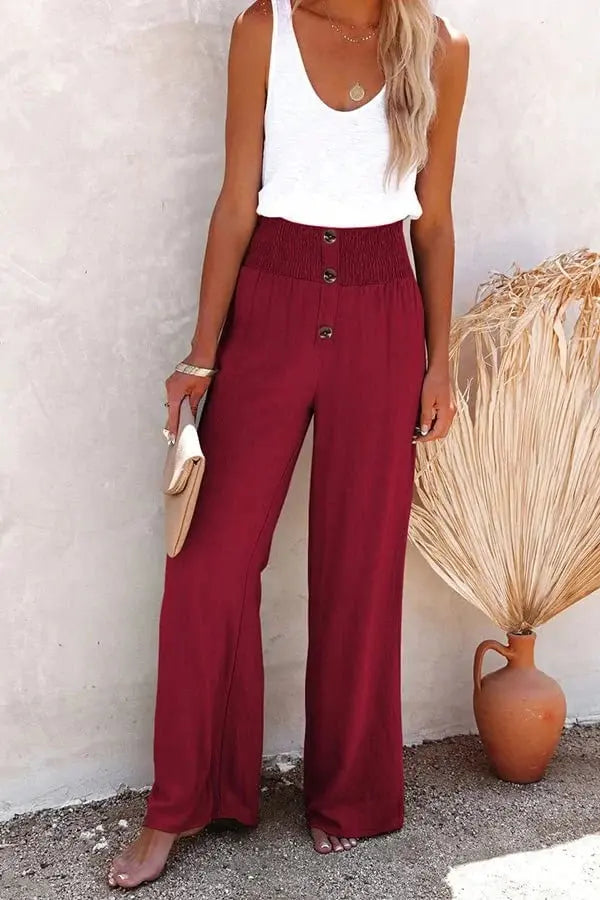 Sage Breeze High-Waist Pants Jasmine's Boutique Australia