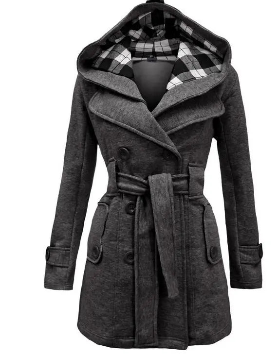 Heritage Wrap Hooded Coat Jasmine's Boutique Australia