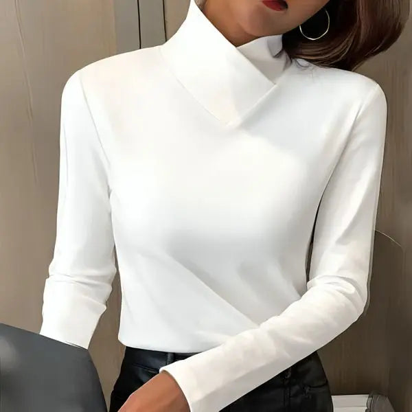 Elegant White Cross-Neck Top Jasmine's Boutique Australia