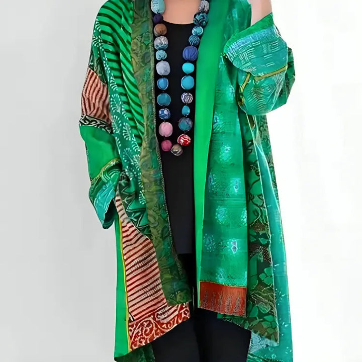 Ocean Mosaic Kimono Coat Jasmine's Boutique Australia