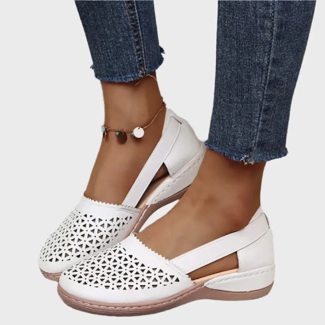 Breezy Cutout Comfort Flats Jasmine's Boutique Australia