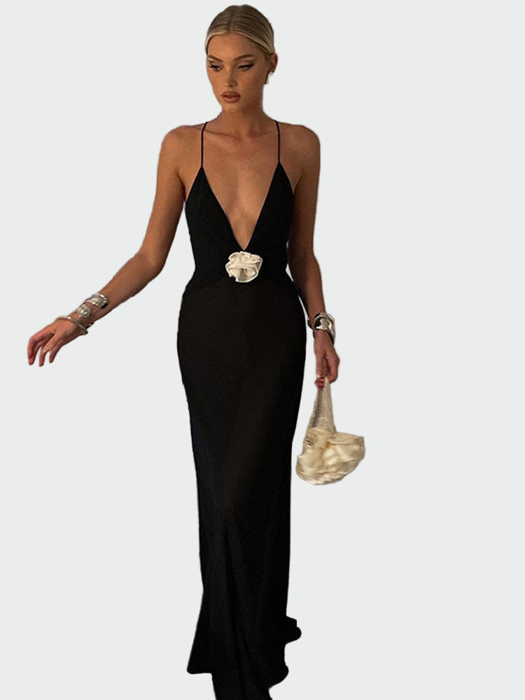 Floral Slit Evening Dress Jasmine's Boutique Australia