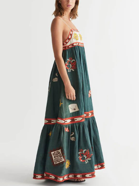 Summer Print Midi Dress Jasmine's Boutique Australia