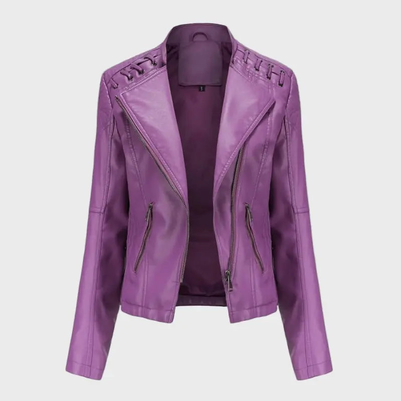 Ruby Edge Leather Jacket Jasmine's Boutique Australia