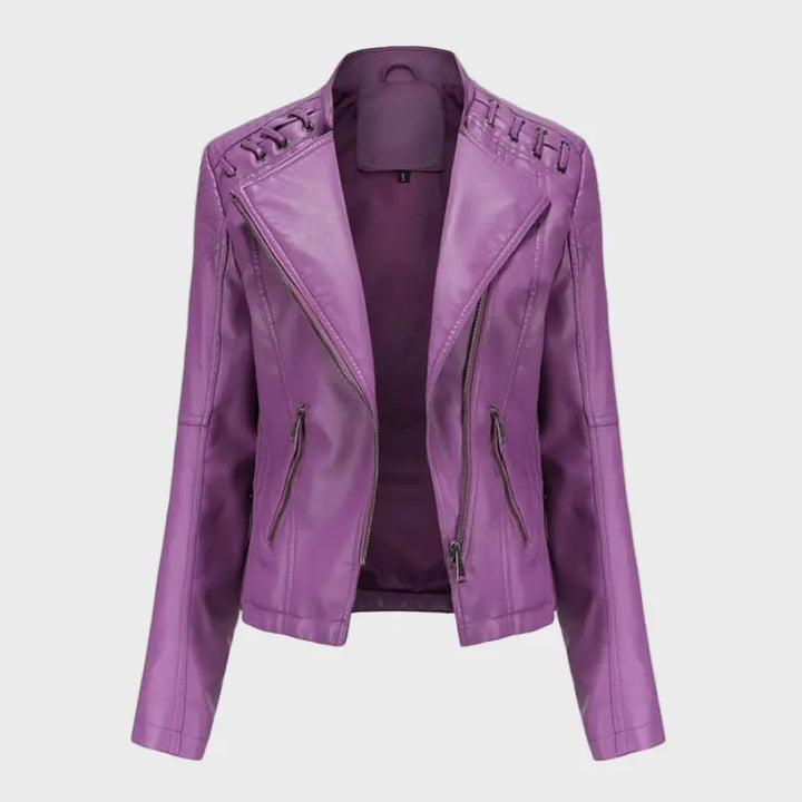 Ruby Edge Leather Jacket Jasmine's Boutique Australia