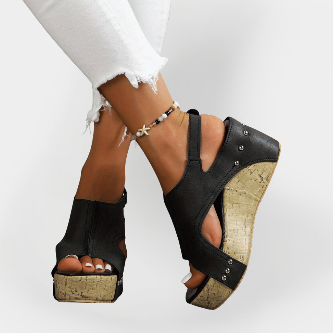 Orthopedic Leather Platforms Liora Lane Boutique