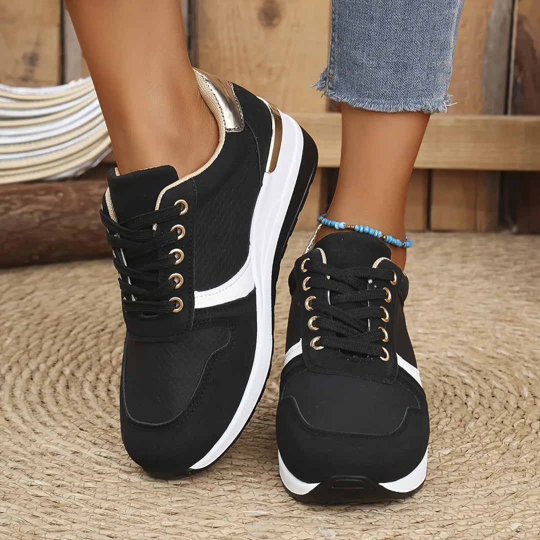 Metallic Accent Sneakers Jasmine's Boutique Australia