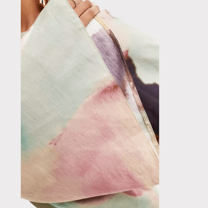 Dana | Watercolour Print Twist-Front Maxi Dress Liora Lane Boutique
