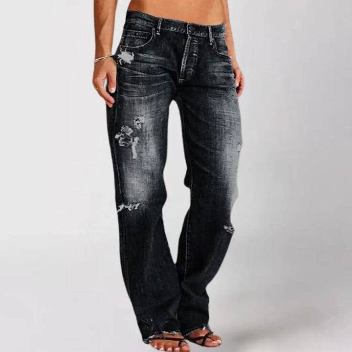Midnight Fade Distressed Jeans Jasmine's Boutique Australia