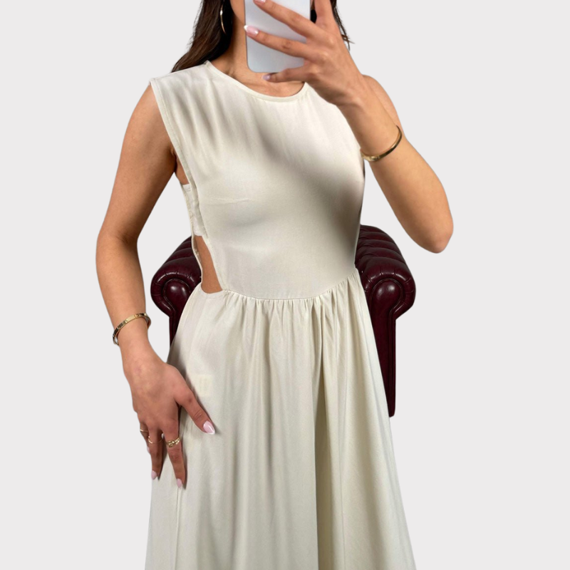 Delina | Cut-Out Maxi Dress Liora Lane Boutique
