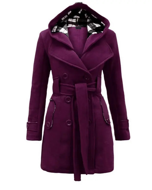 Heritage Wrap Hooded Coat Jasmine's Boutique Australia