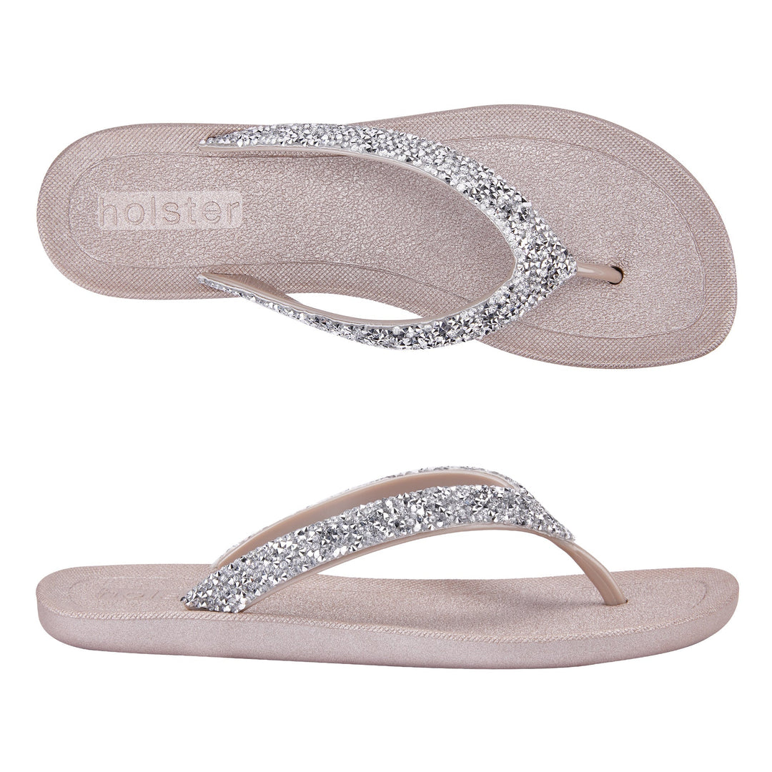 Sparkle Glow Flip Flops Jasmine's Boutique Australia