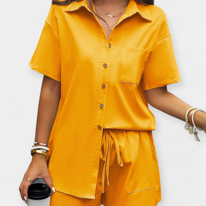 Comfortable Shirt and Shorts Set Jasmine's Boutique Australia
