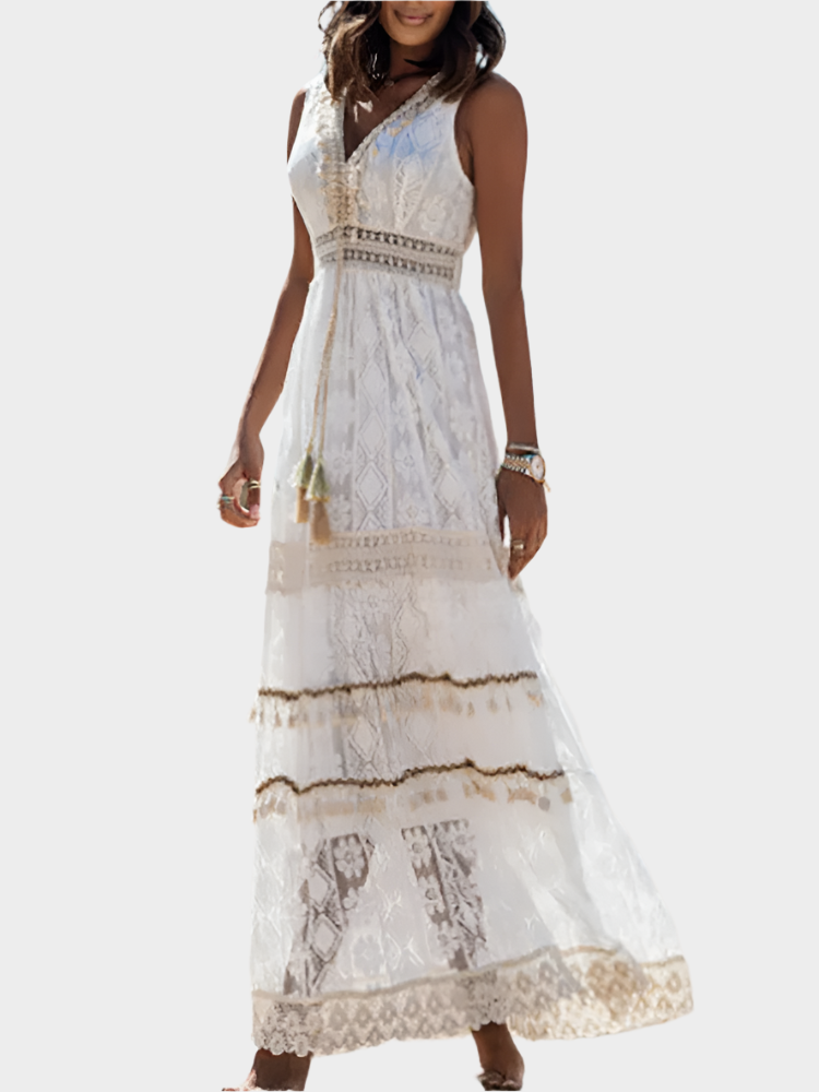 Retro Dress with Boho Style and Tie Jasmine's Boutique Australia