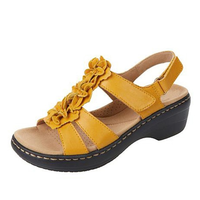 Floral Accent Comfort Sandals Jasmine's Boutique Australia