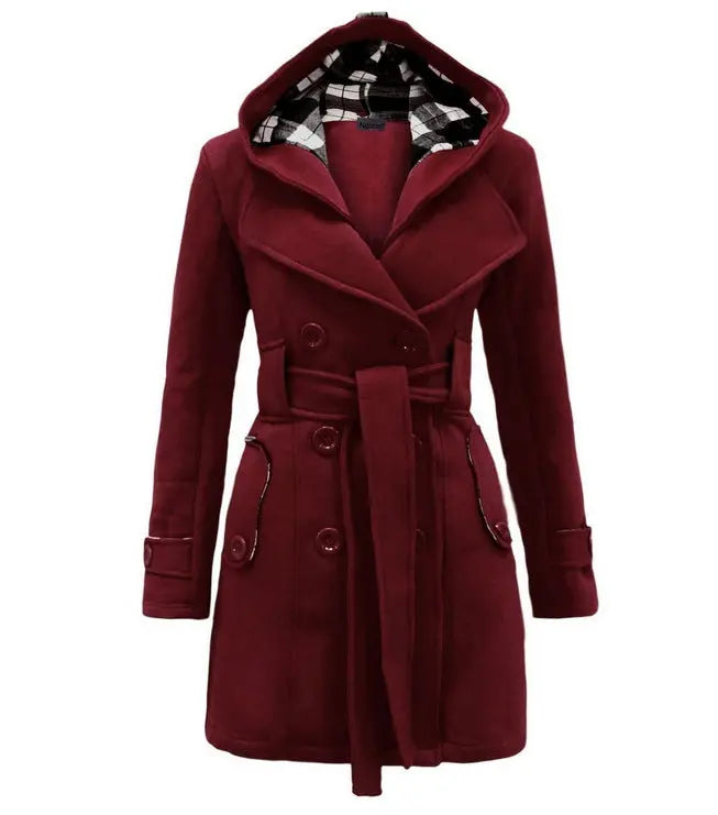 Heritage Wrap Hooded Coat Jasmine's Boutique Australia