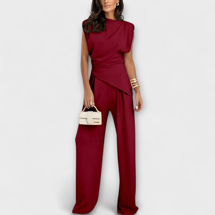 Asymmetrical Set with Dramatic Shoulders Jasmine's Boutique Australia