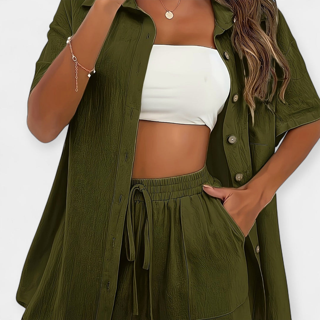 Shirt and Shorts Set Jasmine's Boutique Australia