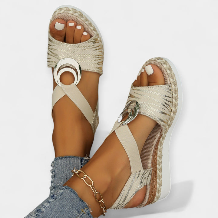 Roman Braided Sandals Liora Lane Boutique