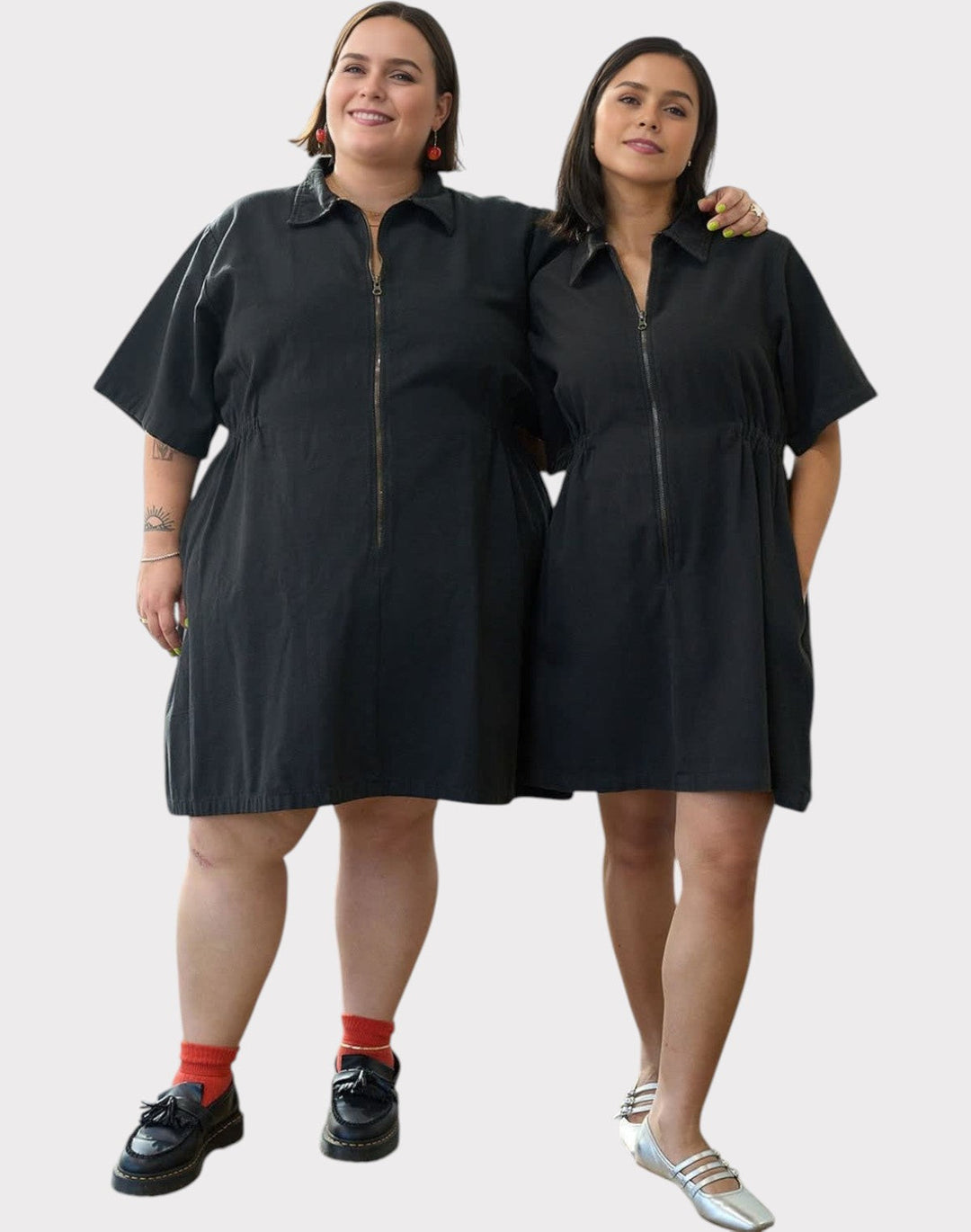 Noir Sping Zip Dress Jasmine's Boutique Australia