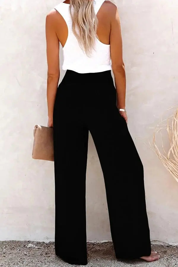 Sage Breeze High-Waist Pants Jasmine's Boutique Australia