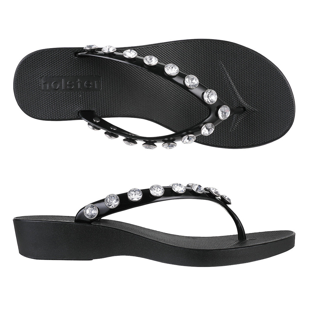 Waikiki Wedge - Black Jasmine's Boutique Australia