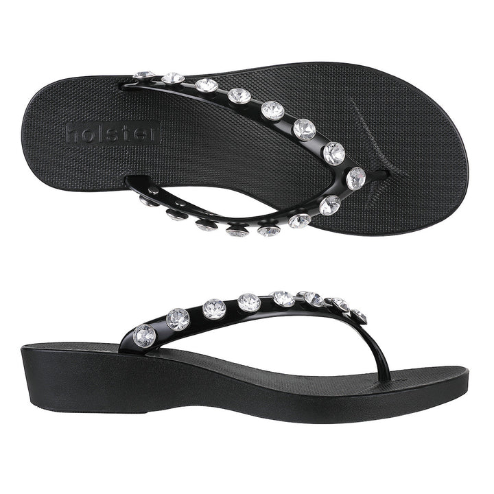 Waikiki Wedge - Black Jasmine's Boutique Australia