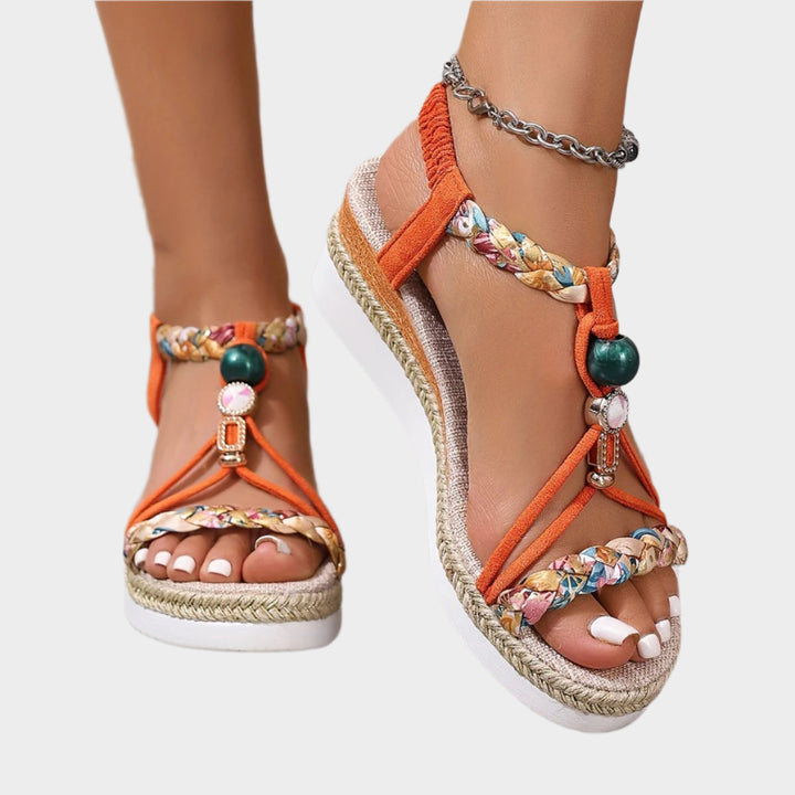 Sandals with Comfortable Sole and Platform Liora Lane Boutique