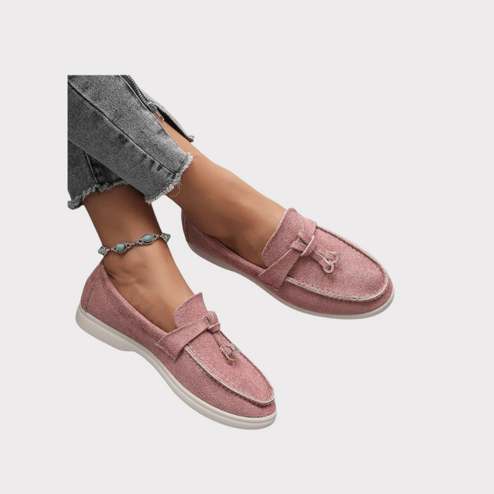 Coralie | Suede-Finish Everyday Loafers Liora Lane Boutique