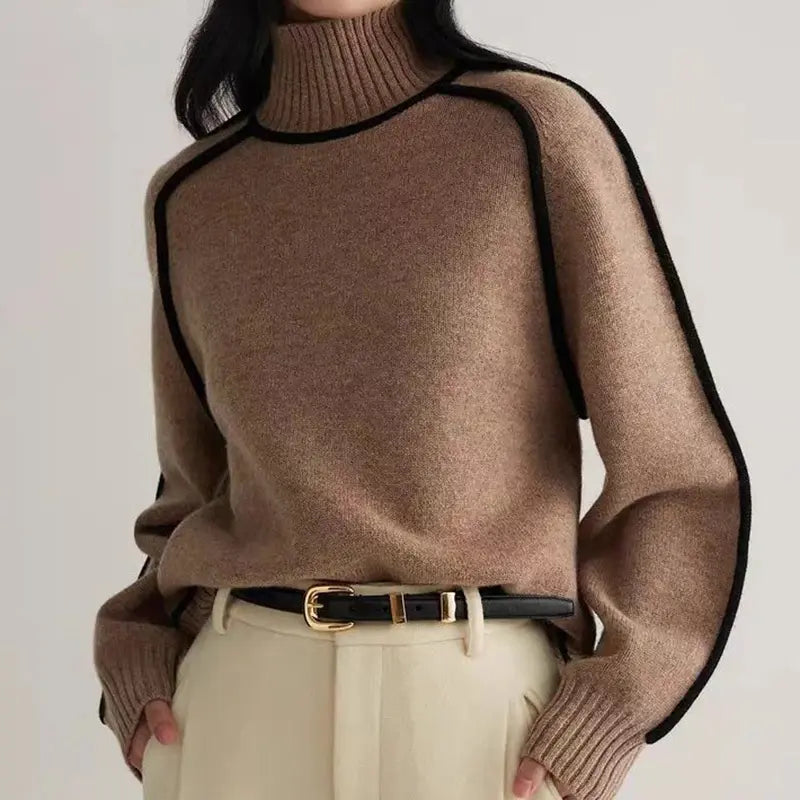 Modern Contrast Trim Sweater Jasmine's Boutique Australia