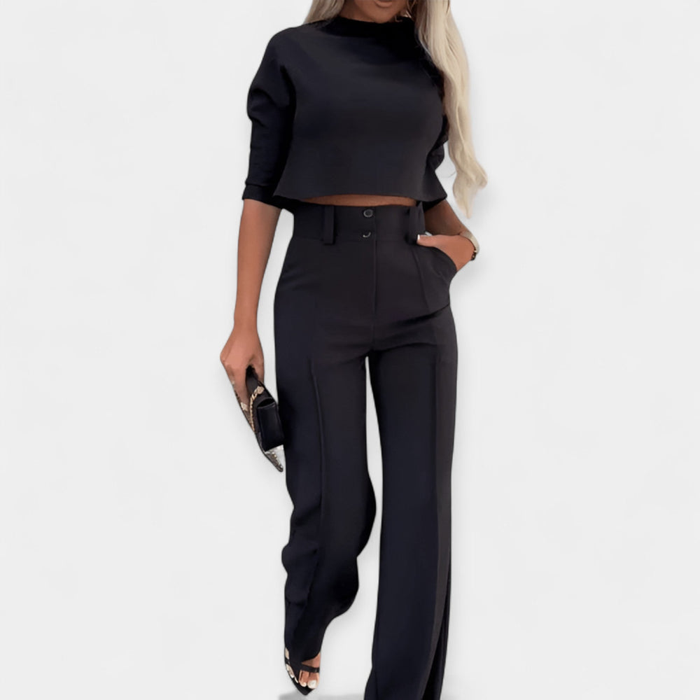 Crop Top and Pants Set Jasmine's Boutique Australia