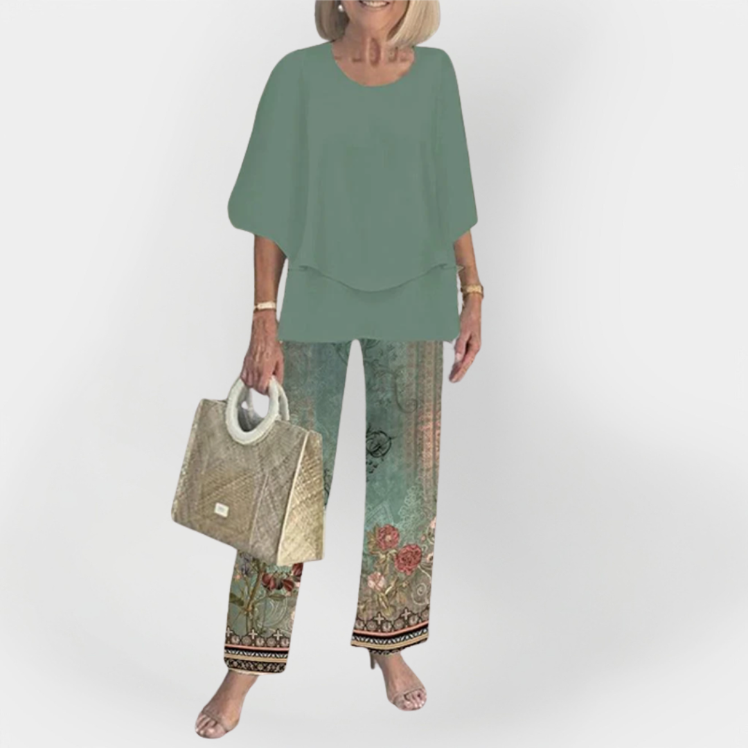 Stylish Set with Comfortable Top and Pants Jasmine's Boutique Australia