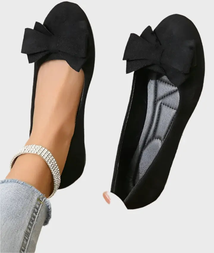 Olive Charm Bow Ballet Flats Jasmine's Boutique Australia