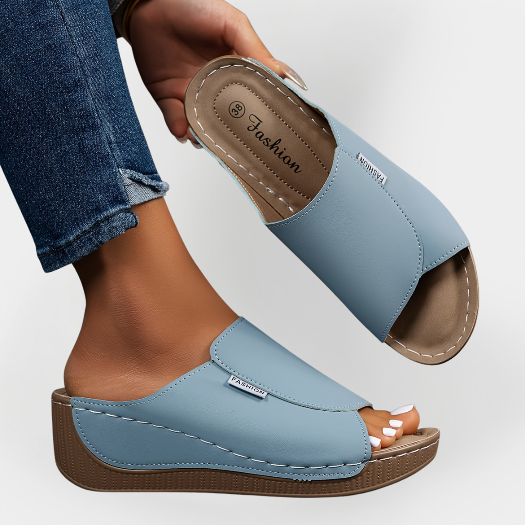 Orthopedic Leather Sandals Liora Lane Boutique