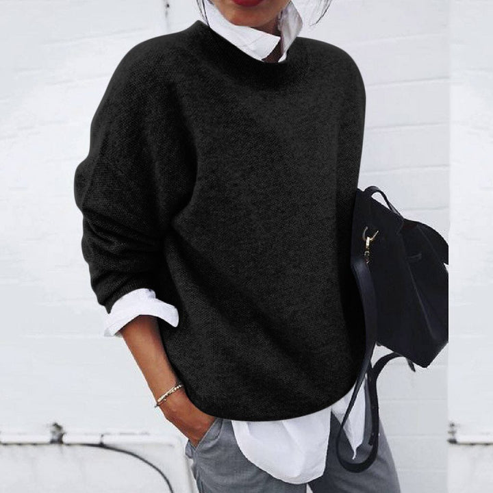 Julie | Cashmere Jumper  Liora Lane Boutique #1752 Collection Black / UK 20 (3XL) 39.95