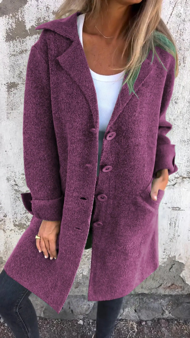 Haven Button-Front Coat Jasmine's Boutique Australia