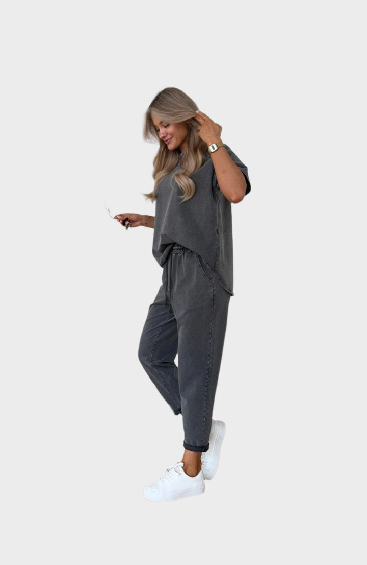 Casual Set with T-Shirt and Jogger Pants Jasmine's Boutique Australia