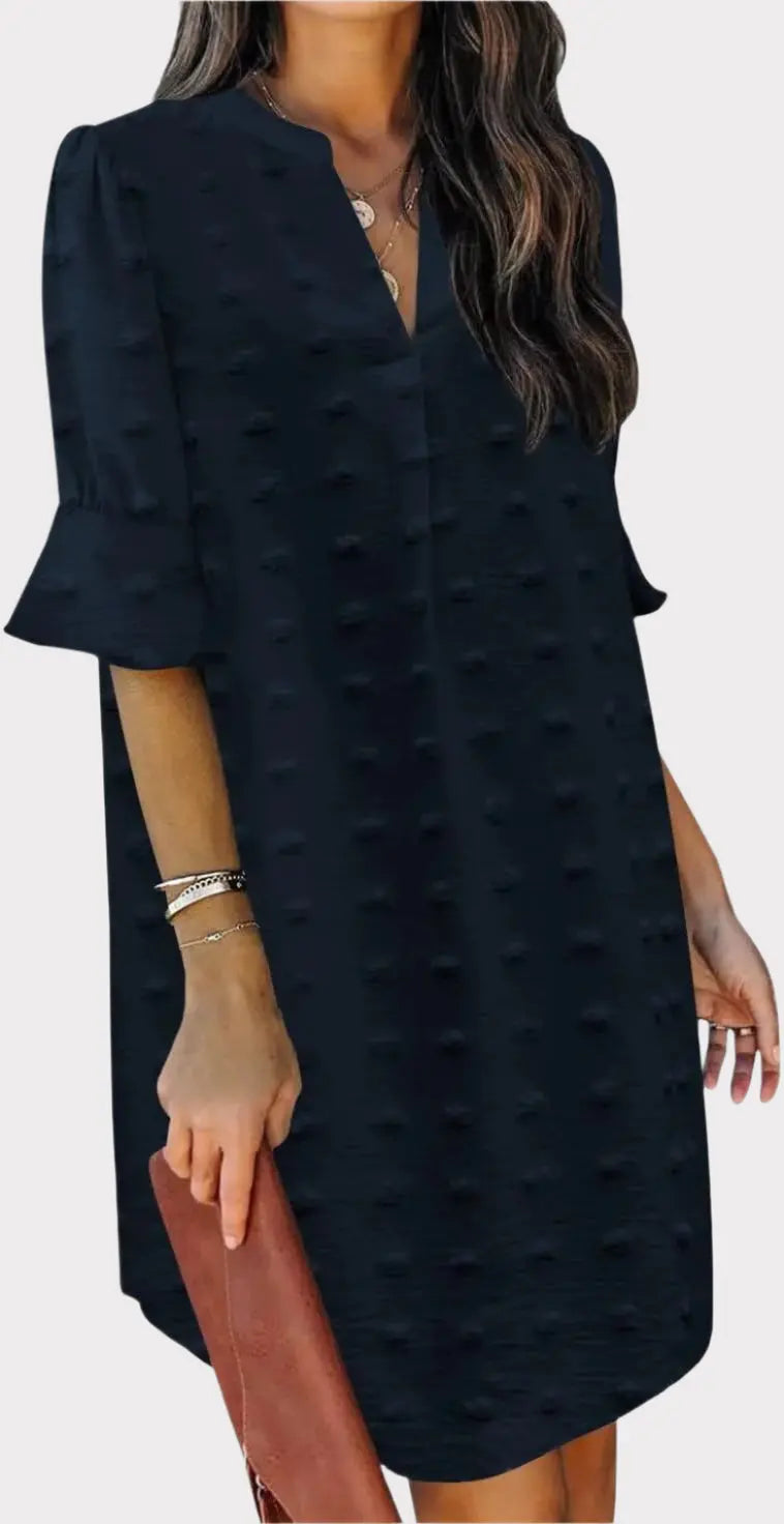Summer Dresses for Women V Neck Ruffle Short Sleeve Casual Shift Dress Jasmine's Boutique Australia
