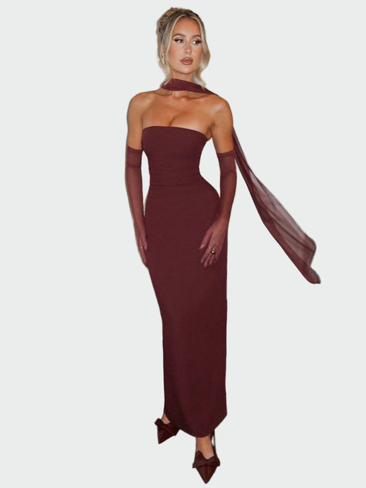 Strapless Lace Dress Set Jasmine's Boutique Australia