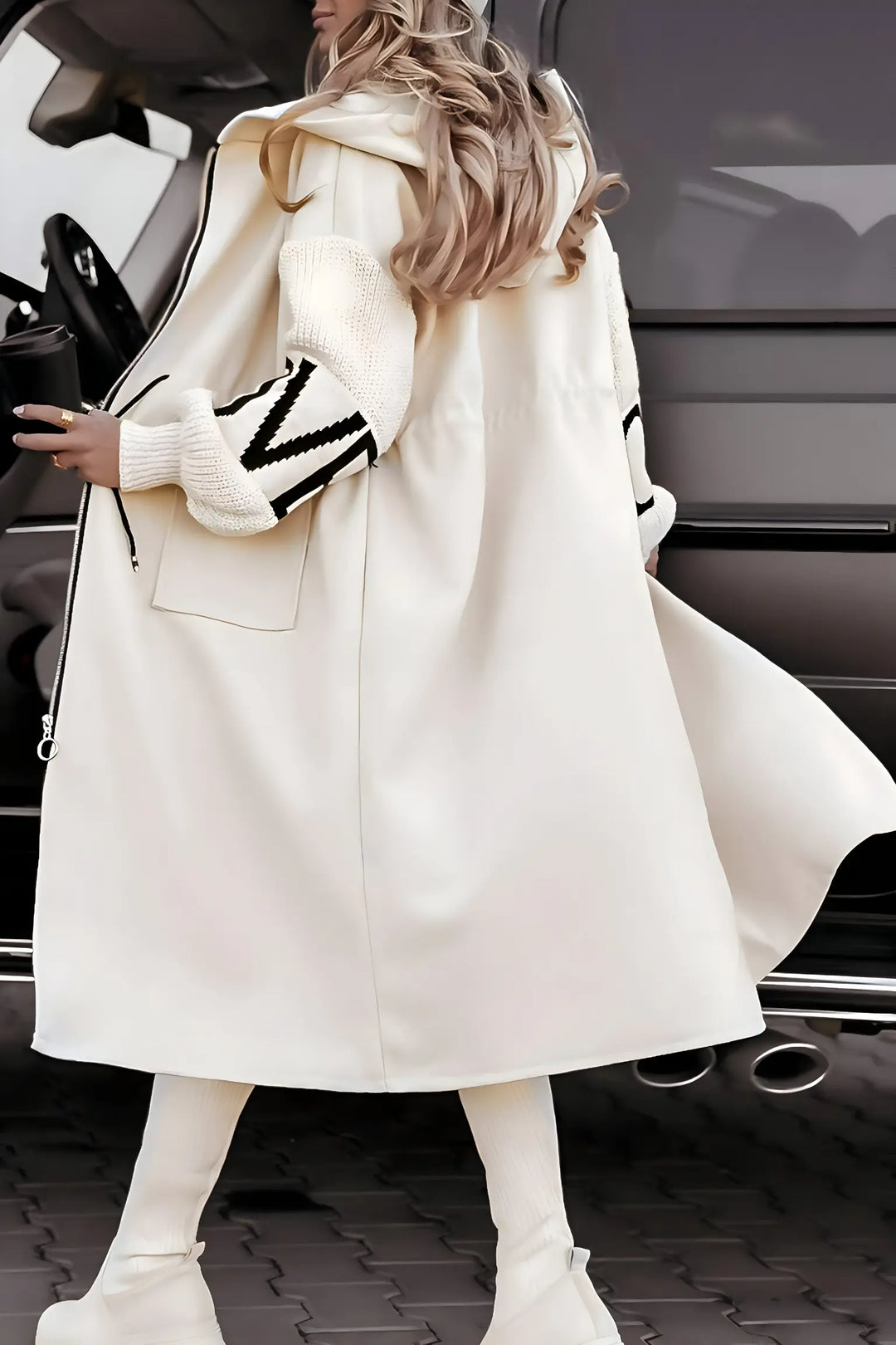 Urban Edge Longline Zipper Coat Jasmine's Boutique Australia